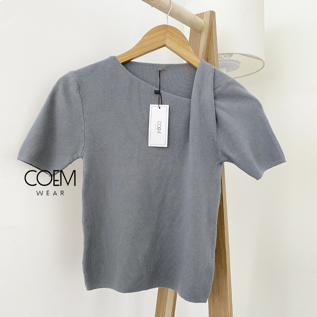 Áo len Tay ngắn tăm cách điệu ulzzang kiểu Hàn Quốc CW 363 | BigBuy360 - bigbuy360.vn