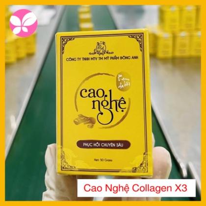 (Chính Hãng) Kem Cao tinh nghệ Đông Anh FREESHIP Collagen x3 50gram, mờ thâm nám, tàn nhang, da không đều màu