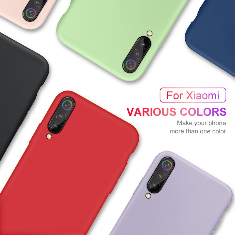 Ốp điện thoại TPU màu đơn sắc ngọt ngào cho Xiaomi mi10t Mi9 Mi 9 SE Mix 2 2s mi 10T Pro