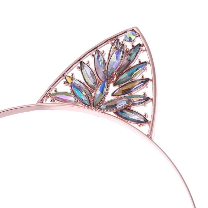 Flgo Băng Đô Cài Tóc Đính Đá Lấp Lánh Sang Trọng Trang Trí Tiệc Cưới / Giáng Sinh