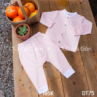 Bộ cài thẳng dài newborn NOUS