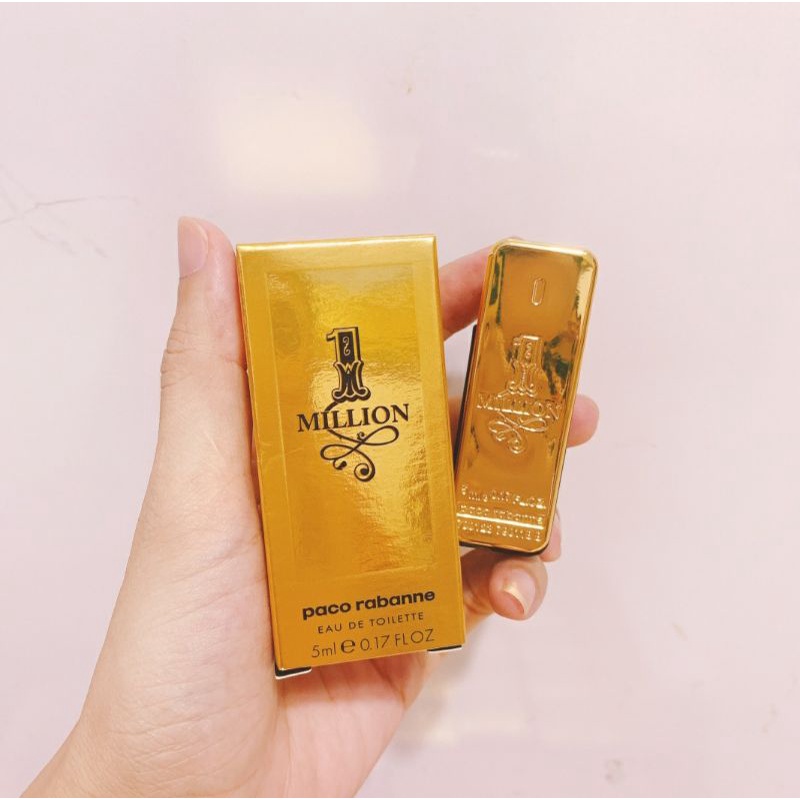 NƯỚC HOA 1 MILLION PACO RABANNE EAU DE TOILETTE |5ML|CHAI MINI| HÀNG SẴN| SHIP HỎA TỐC HỒ CHÍ MINH