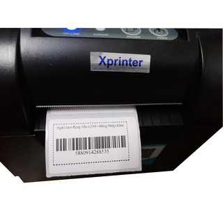 MÁY IN MÃ VẠCH NHIỆT 2 TEM CHÍNH HÃNG XPRINTER 350B