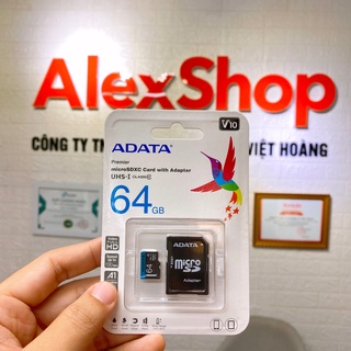 Thẻ nhớ adata micro sd 64gb 32gb uhs-i micro sd class10 - bảo hành 5 năm