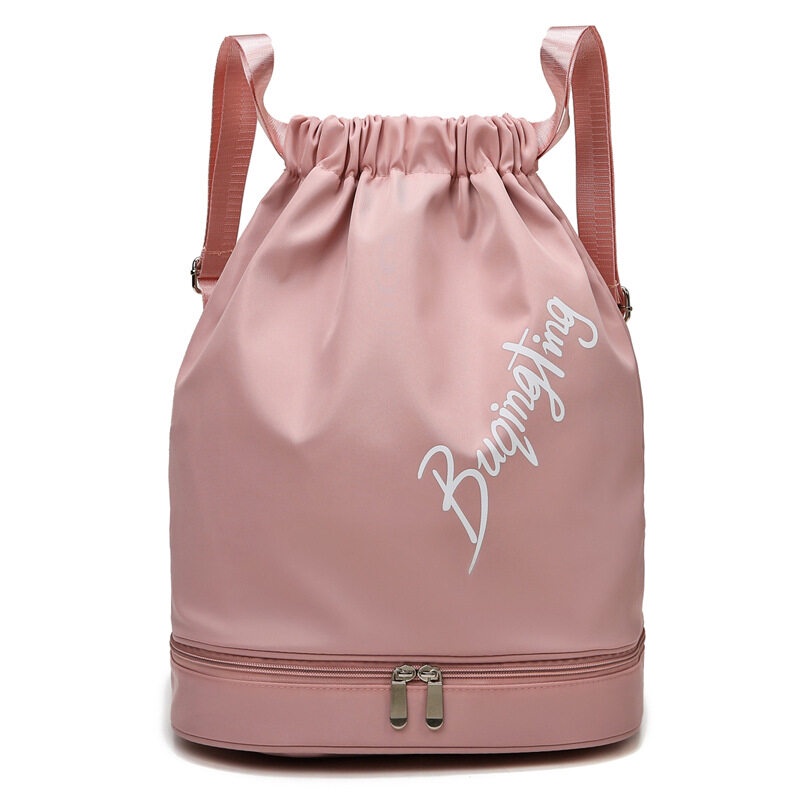 Túi Dây Rút Đeo Vai Hai Ngăn Đựng Đồ Tập Thể Thao yoga Chống Thấm Nước Thời Trang Cho Nữ