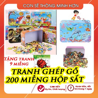 Tranh Ghép Hình ✅ Tranh Ghép Hình Gỗ Cho Bé 200 Miếng Đồ Chơi Giáo Dục Cho Bé Phát Triển Tư Duy