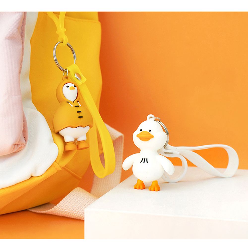 Móc khóa hình vịt con màu vàng dễ thương