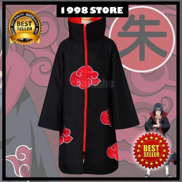 HÀNG CÓ SẴN- Áo choàng cosplay akatsuki itachi phim Naruto cực chất mẫu siêu HOT0