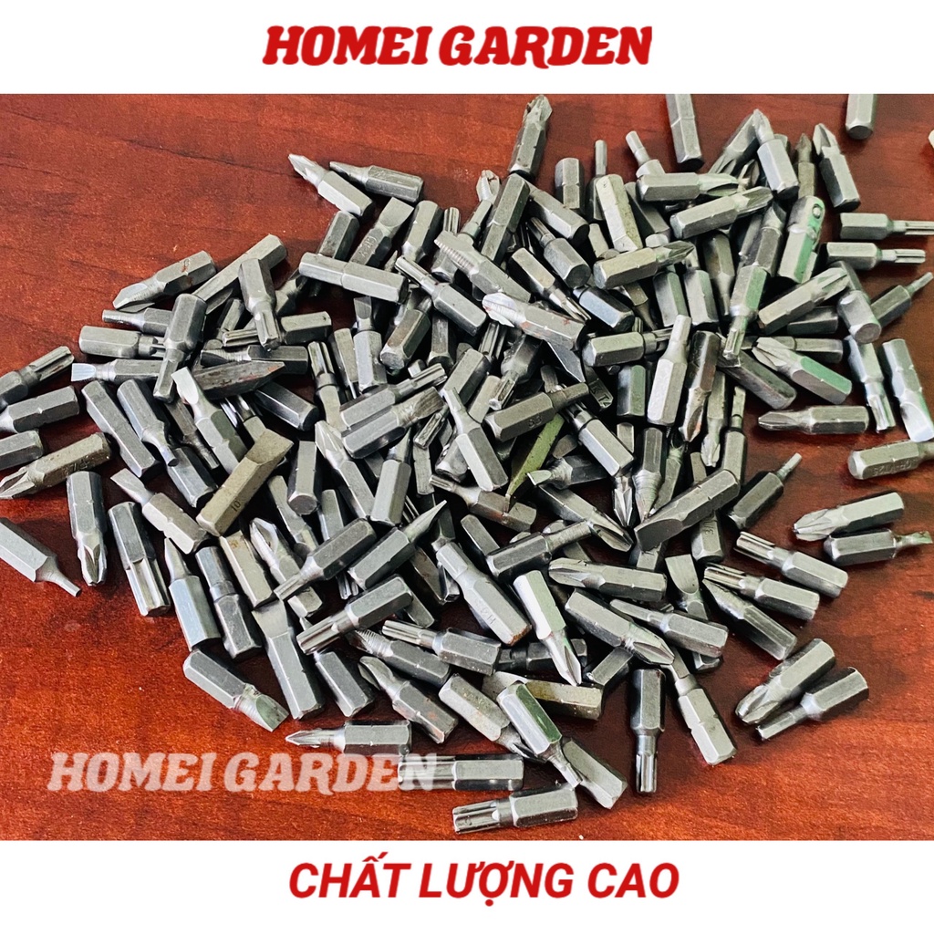 10 mũi tuốc nơ vít cho mũi khoan tiện lợi dễ sử dụng được làm bằng thép S2 cứng