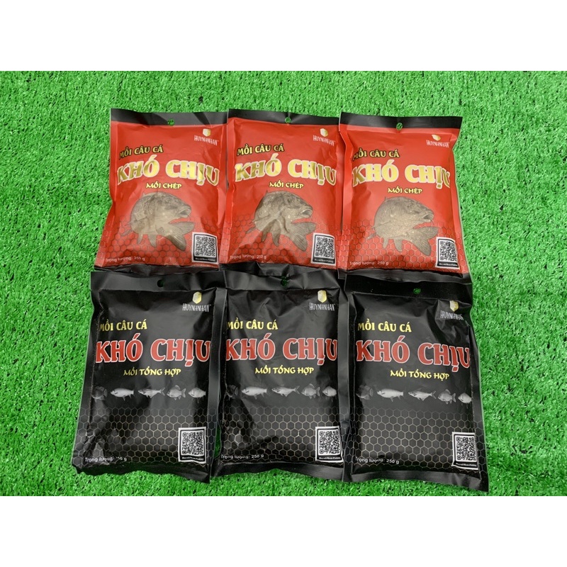 2 Gói Mồi Câu Cá Khó Chịu 250gr, Câu tay, câu đài-Mồi khó chịu câu cá chép,rô phi,troi,trắm