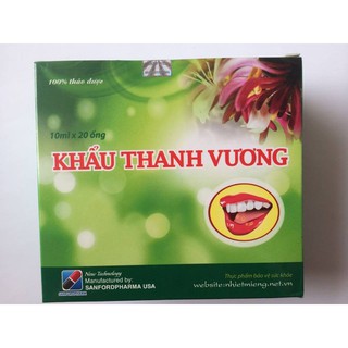 Khẩu Thanh Vương - hỗ trợ điều trị viêm, nhiệt miệng.