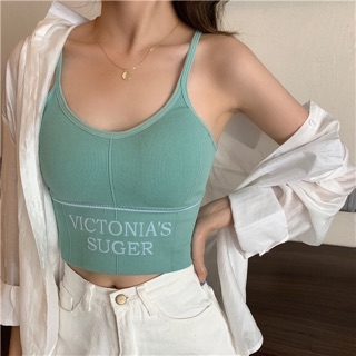 Áo Bra Croptop Sugarr Dáng U Cá Tính