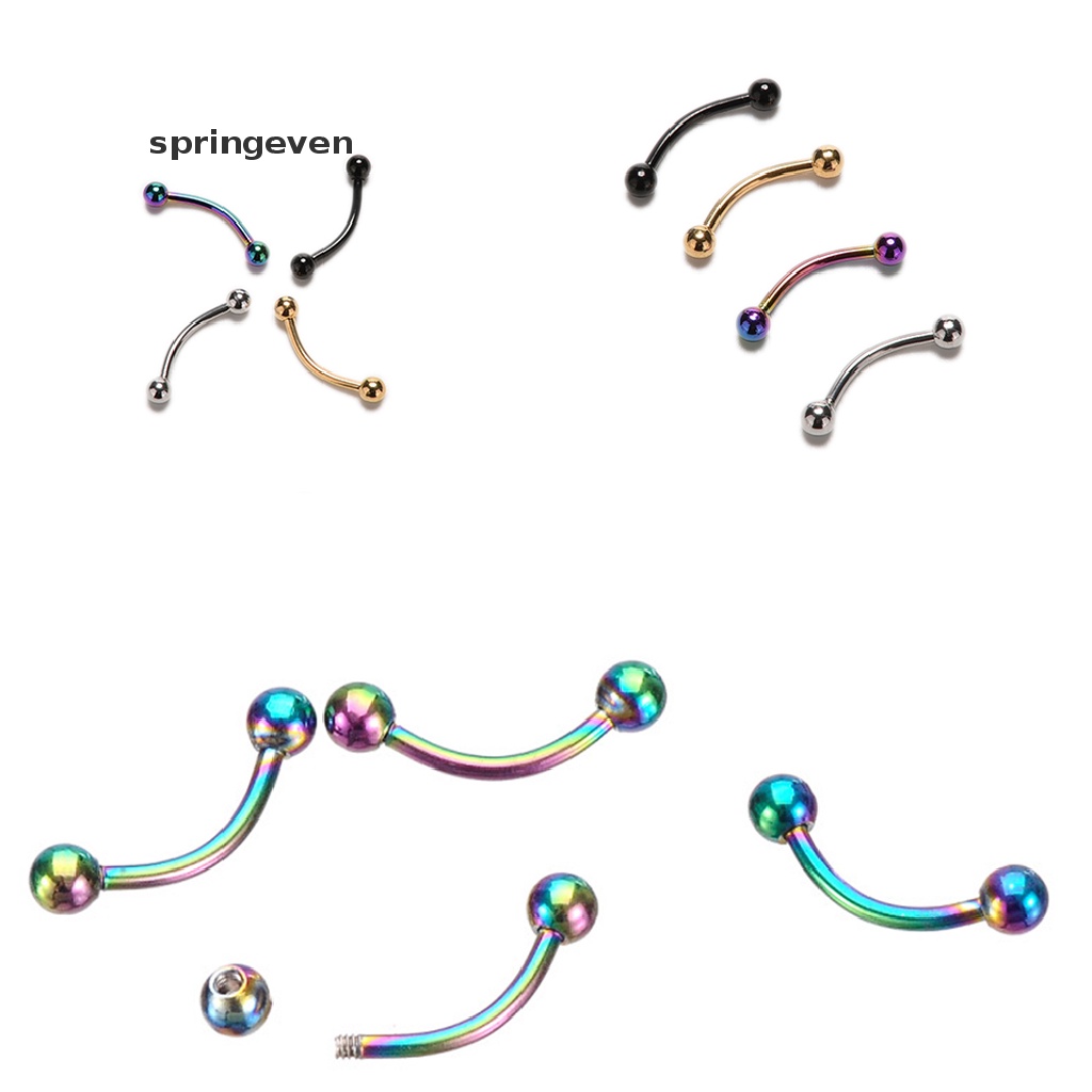 Khuyên Xỏ Lông Mày Bằng Thép Không Gỉ