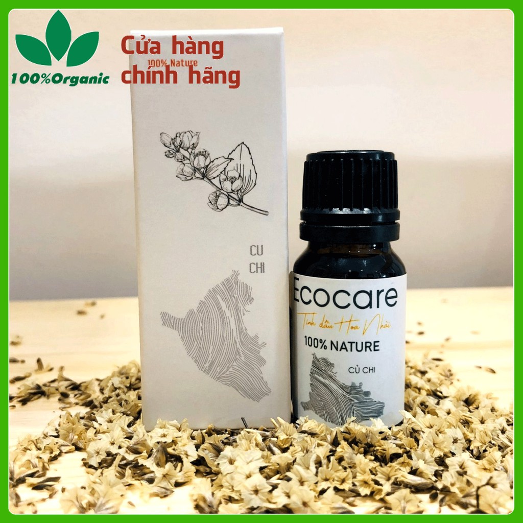 Tinh dầu hoa nhài Ecocare, chai 10ml, dạng treo 7ml