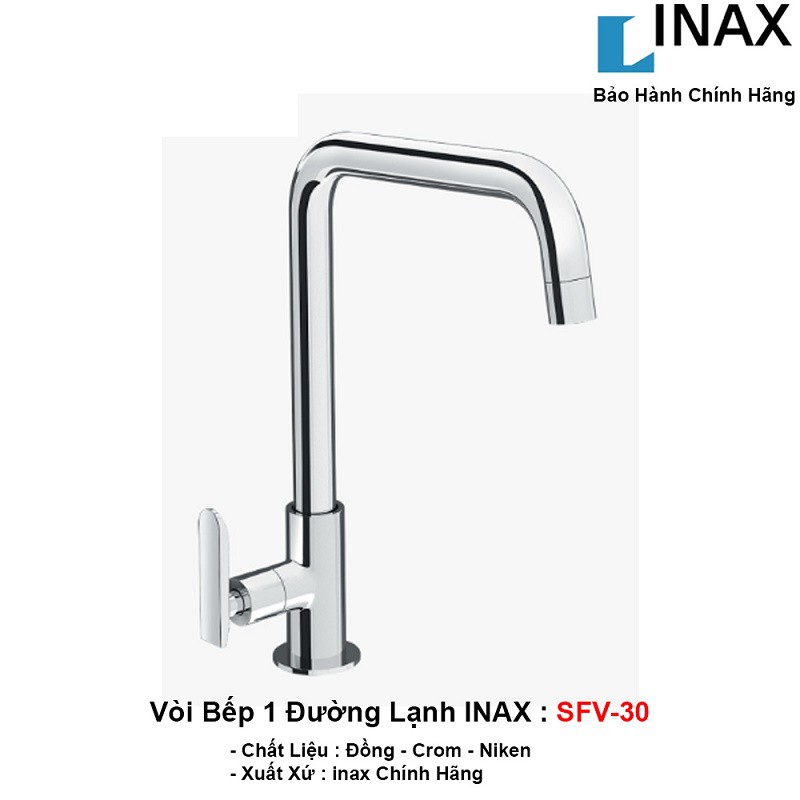 Vòi rửa bát nước lạnh SFV-30 INAX chính hãng