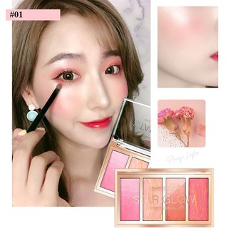 Bảng phấn má 4 màu Romantic Color