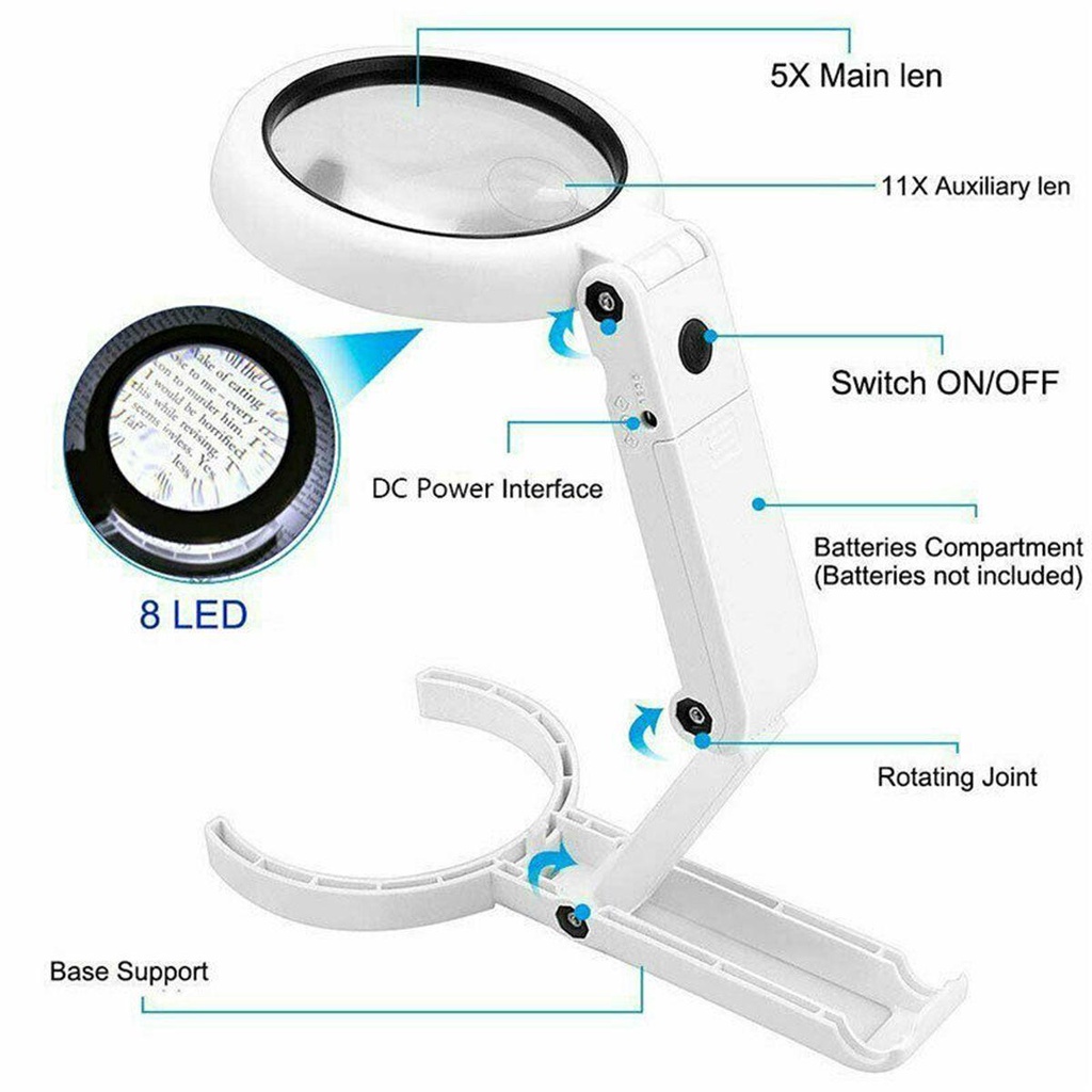 Kính Lúp Đọc Sách Có Thể Gấp Gọn Tiện Dụng Cho Bé