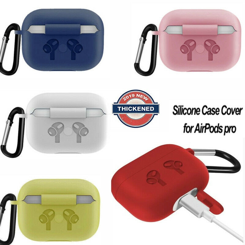 Vỏ bọc bảo vệ hộp sạc tai nghe không dây for Airpods Pro bằng chất liệu silicon mềm tiện dụng