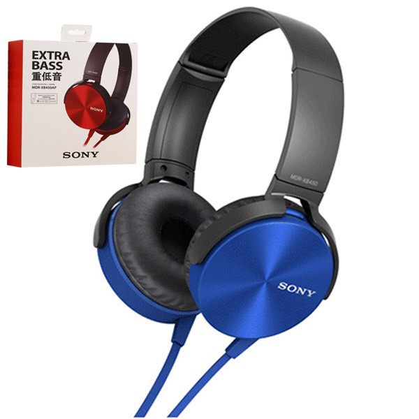 Tai nghe Sony Xb450 cao cấp, Tai nghe trùm đầu có mic dùng nghe nhạc hàng chính hãng bảo hành 2 năm đỏi mới