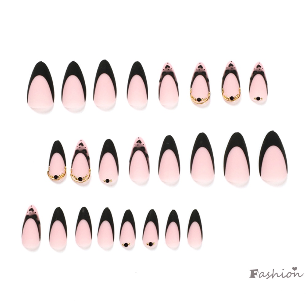 Bộ Móng Tay Giả Màu Sắc Gradient Lâu Trôi Dễ Sử Dụng