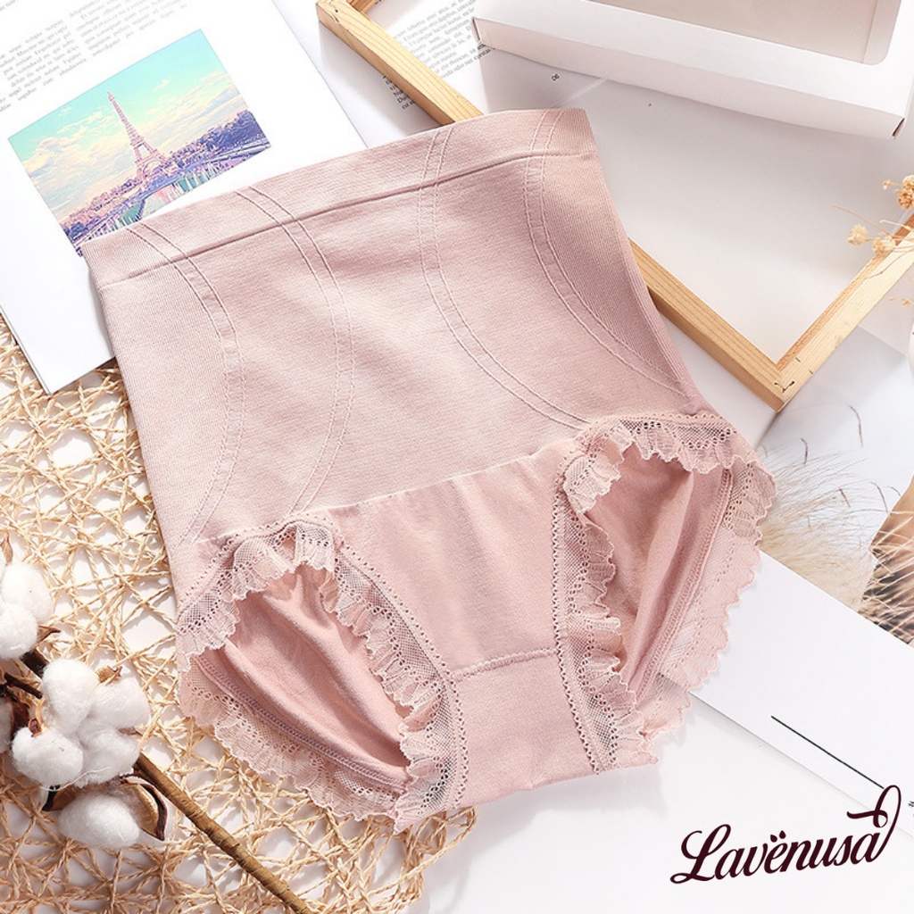 Quần lót nữ cạp cao gen bụng kháng khuẩn cao cấp nâng mông gợi cảm LAVENUSA QL56