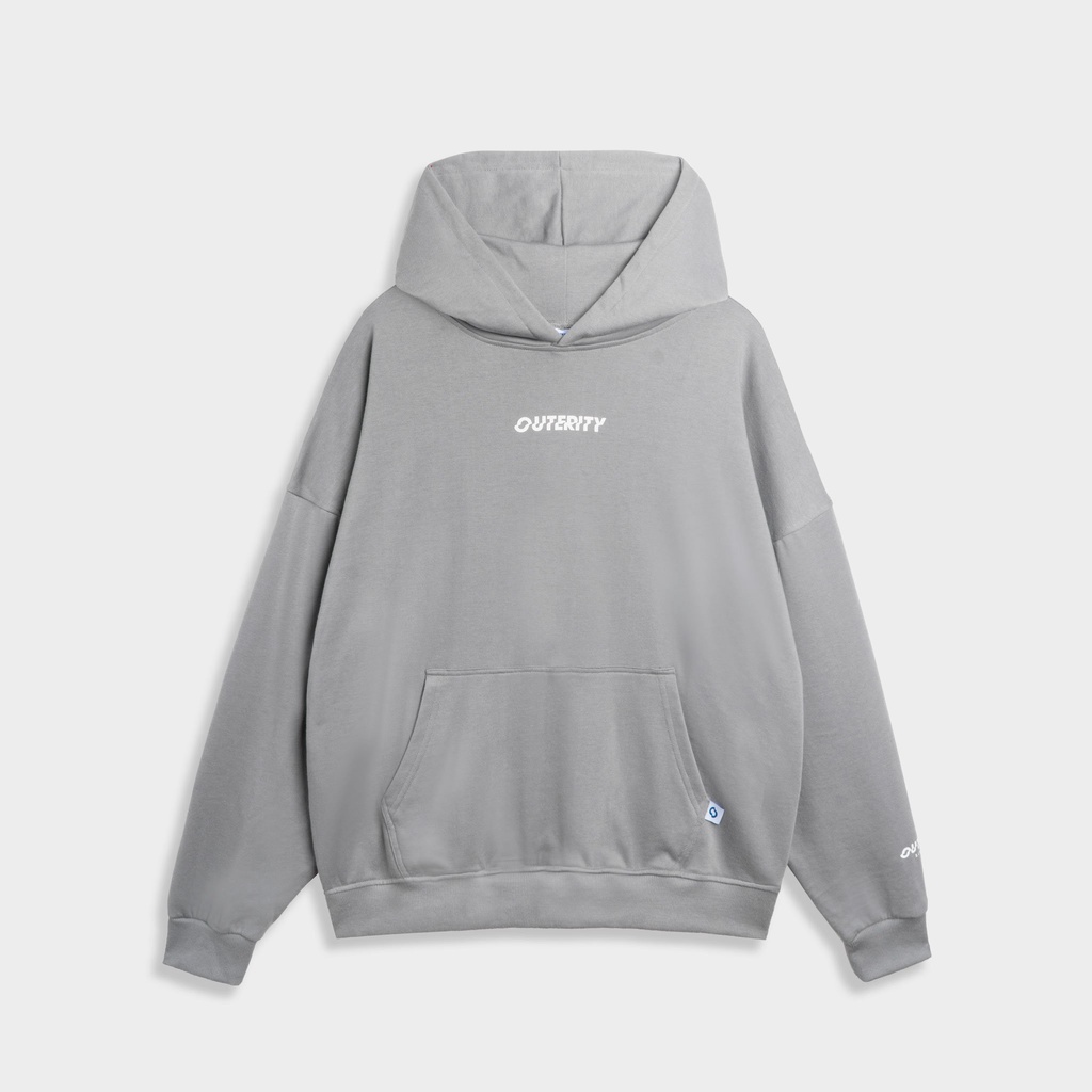 Áo Hoodie Signature Nỉ Chân Cua / Xám - ORP203