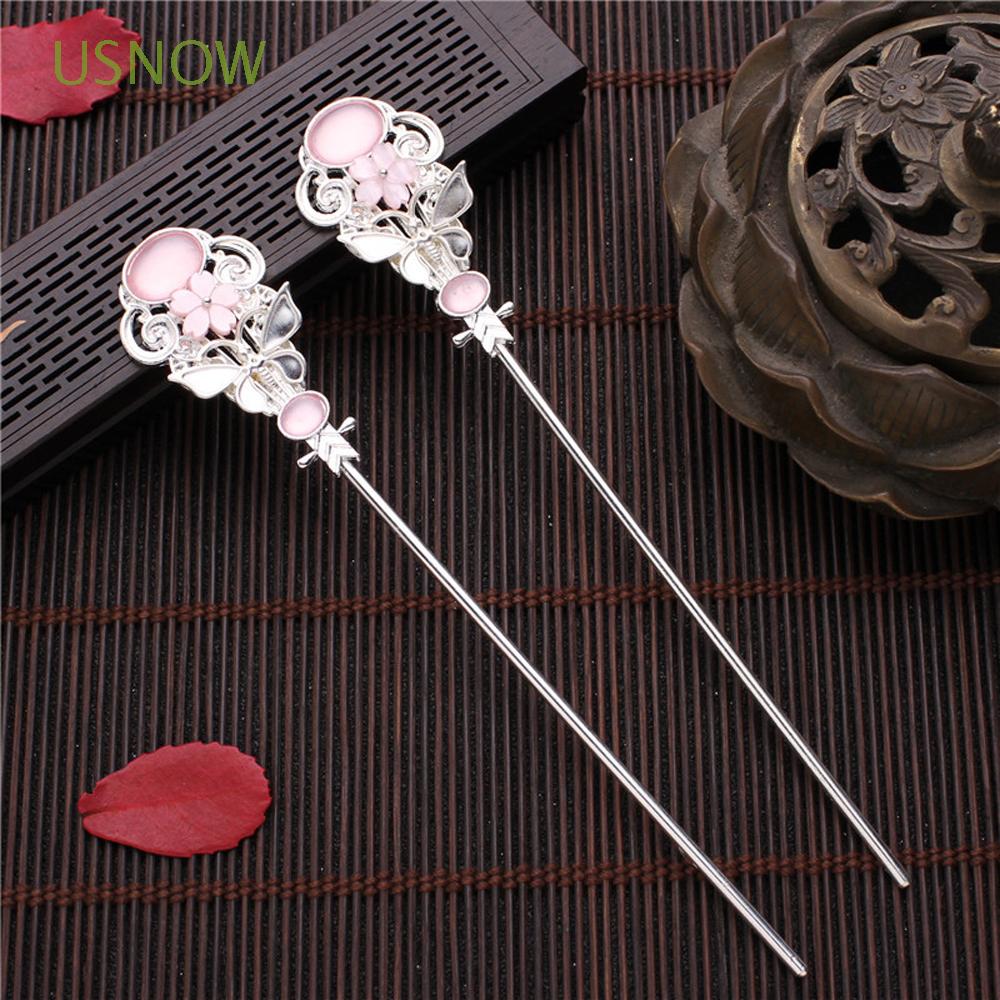 Trâm cài tóc hình hoa đính ngọc trai giả thời trang