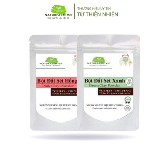 Bột đất sét nhập khẩu Pháp các loại : Đất sét hồng, đất sét xanh Organic