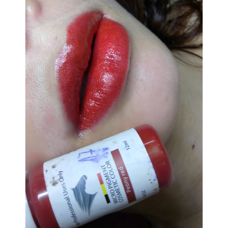 Mực Phun Xăm Black Horse 12ml Đức, Mực Xăm Môi Mày