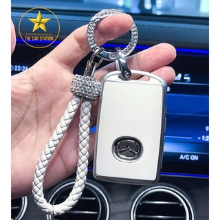 [MAZDA] - Ốp đính đá bọc chìa khóa xe hơi ô tô Mazda - Móc chìa khóa ô tô - Bao da đính đá ô tô Mazda đẳng cấp - Mẫu 20