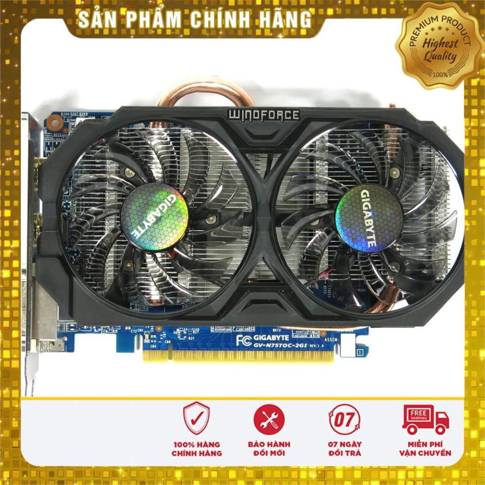 (giá khai trương) Card Gigabyte GTX 750 Ti 2G DR5 DUAL FAN