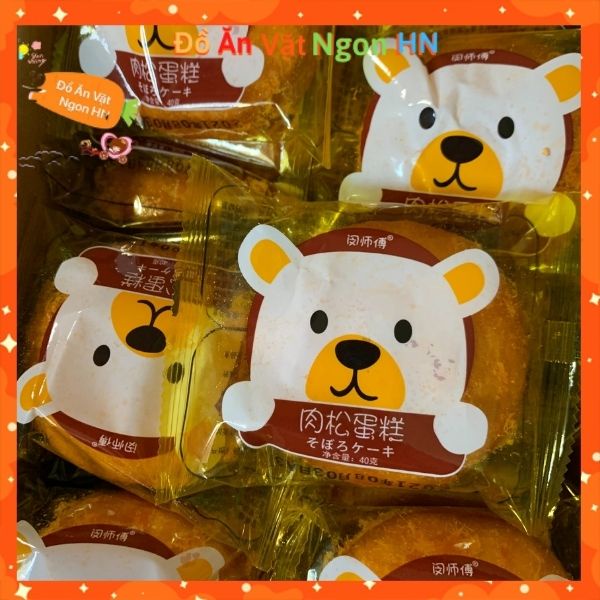 Bánh Ruốc Gấu Chà Bông Vị Mặn Bánh Kẹo Đồ Ăn Vặt Ngon Hấp Dẫn