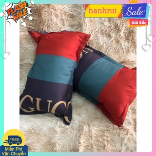[Hanhrui]Bộ 2 vỏ gối nằm,áo gối nằm cotton poly,mã VG04