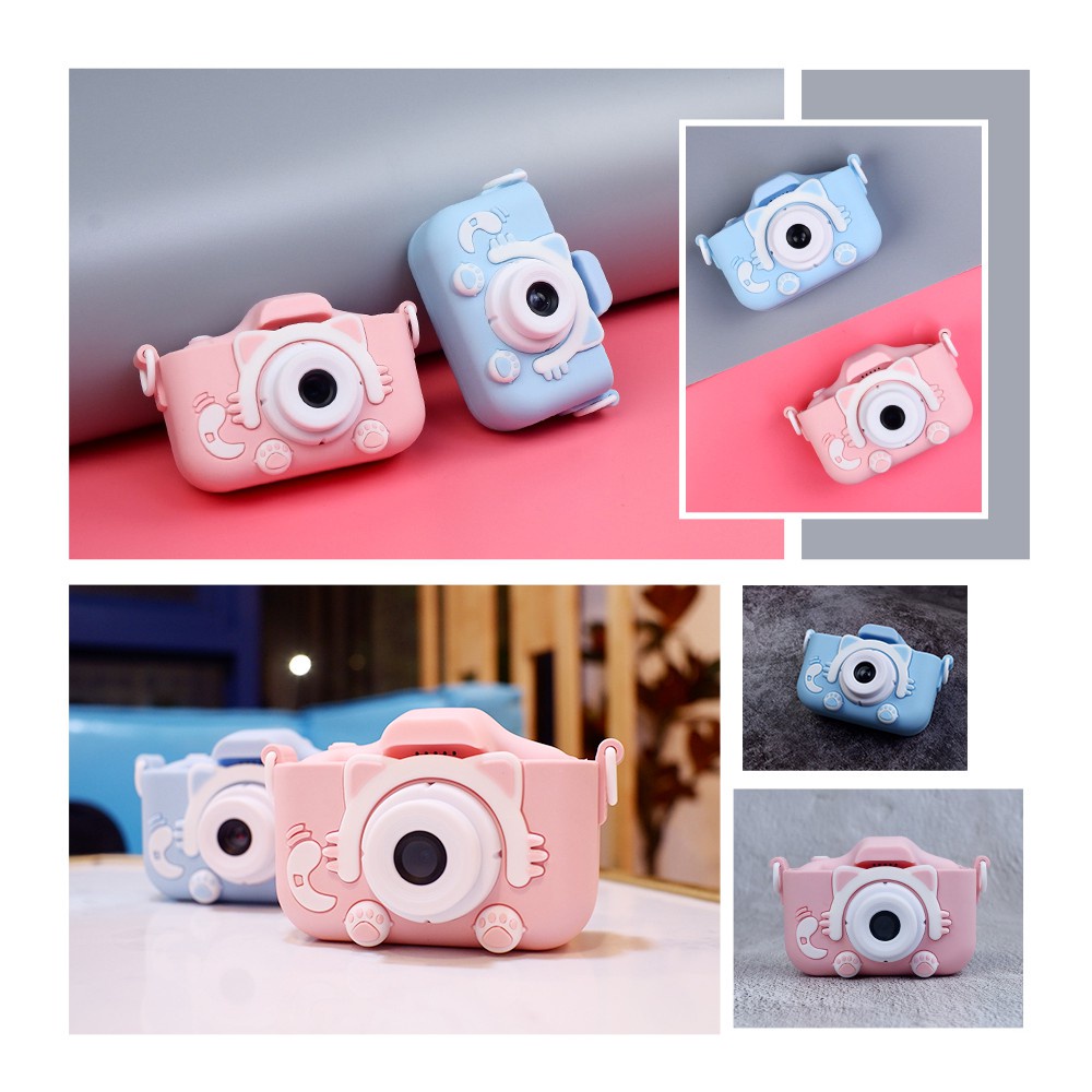 Máy Ảnh Kỹ Thuật Số HD 1080P Họa Tiết Hoạt Hình Sáng Tạo Cho Bé
