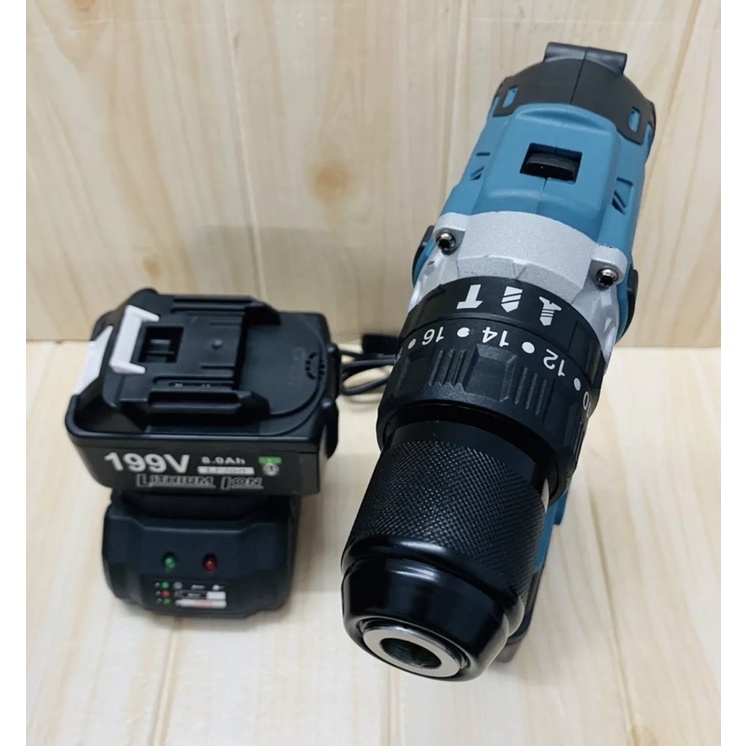 Máy Khoan Pin MAKITA Đầu 13mm Autolock 3 chức năng Có Búa Động Cơ 775