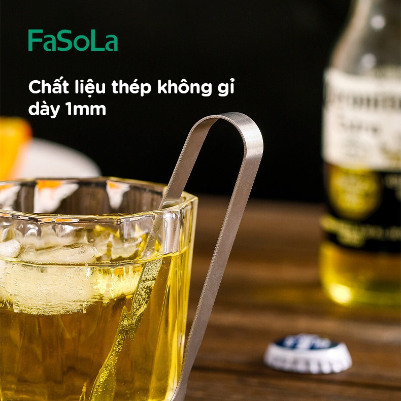 Kẹp gắp đá viên thép không gỉ FASOLA FSLPS-349