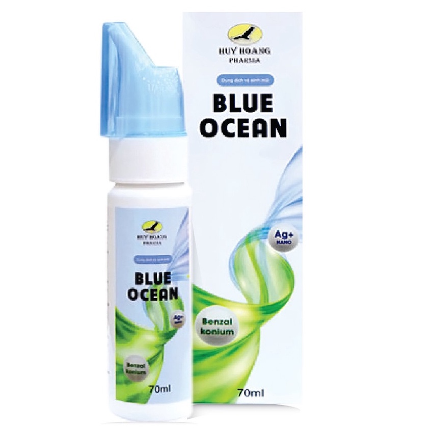 Dung dịch vệ sinh mũi kháng khuẩn Blue Ocean Baby (70ml)