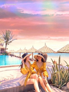 Áo phi lụa cột nơ ngực