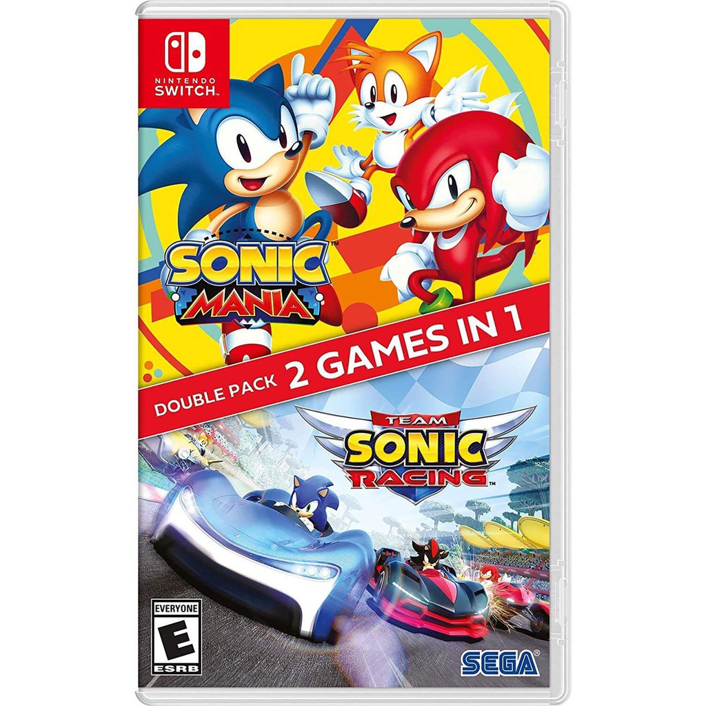 Game Nintendo Switch : Sonic Mania + Team Sonic Racing Double Pack Hệ US