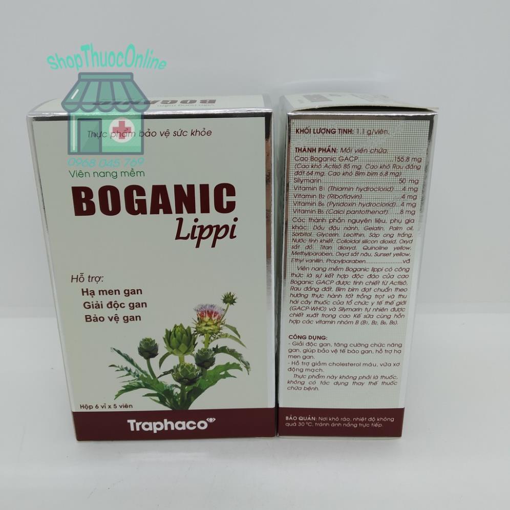 Boganic Lippi hộp 30 viên nang mềm