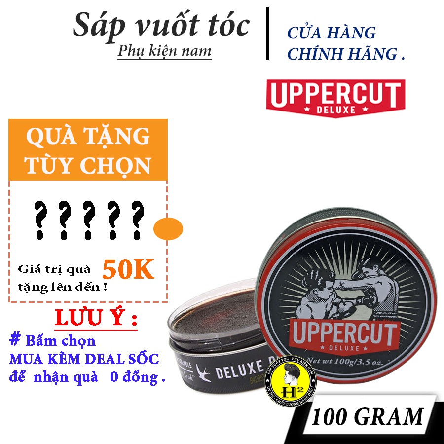 [Chính hãng] Uppercut Deluxe Pomade - Clay - Monster hold - Matte