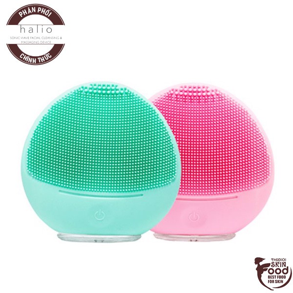 Máy Rửa Mặt Dành Cho Da Nhạy Cảm Halio Facial Cleansing & Massaging Device For Sensitive Skin