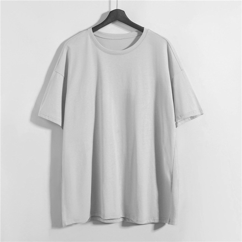 Áo thun trơn nam nữ tay lỡ freesize 12 màu