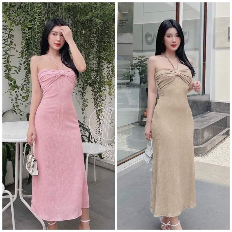 Đầm body nhũ yếm