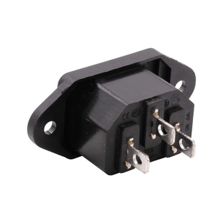 Jack nguồn AC 3 chân 10A 250AC