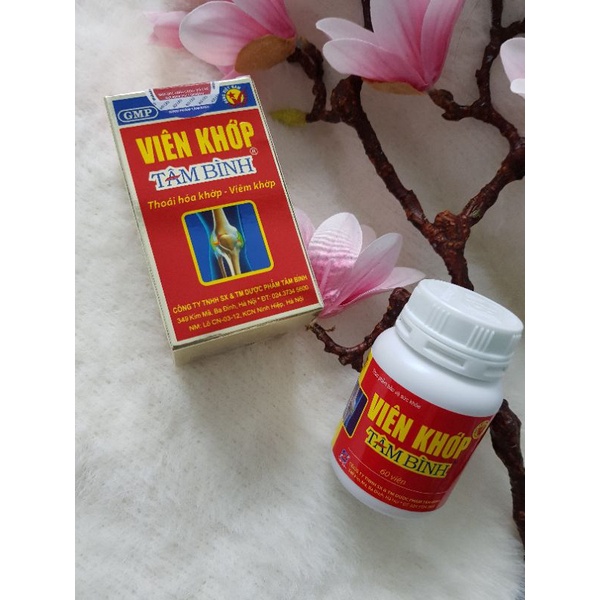 VIÊN KHỚP TÂM BÌNH LỌ 60 VIÊN