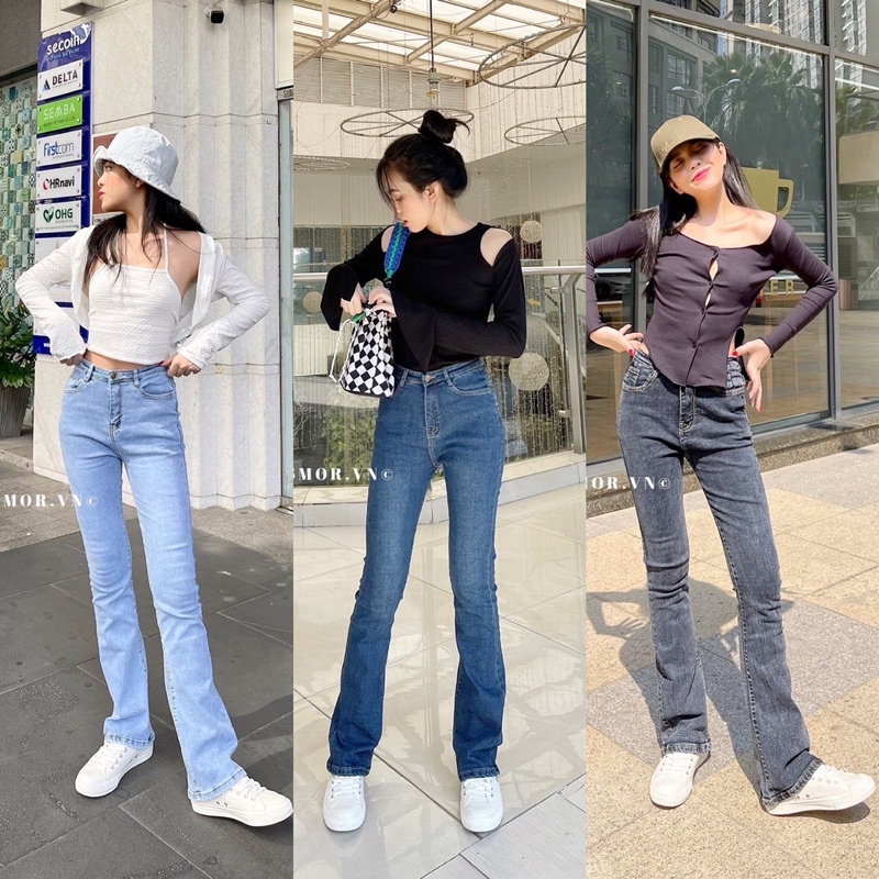 [ẢNH THẬT ĐỘC QUYỀN SMOR.VN] Quần jeans ống loe 136