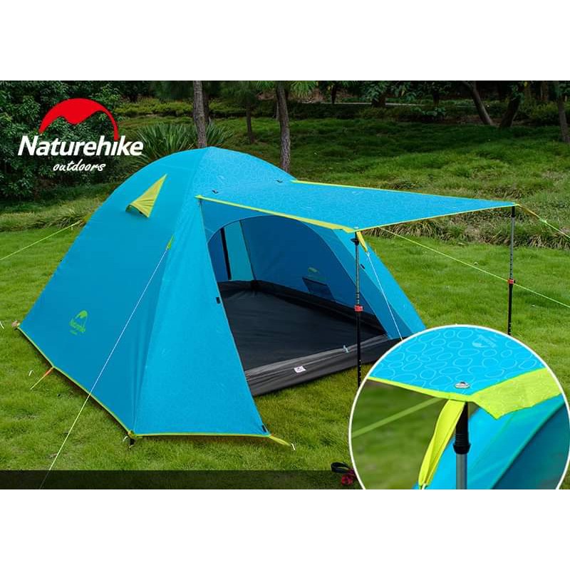 Lều cắm trại Naturehike cao cấp màu xanh biển