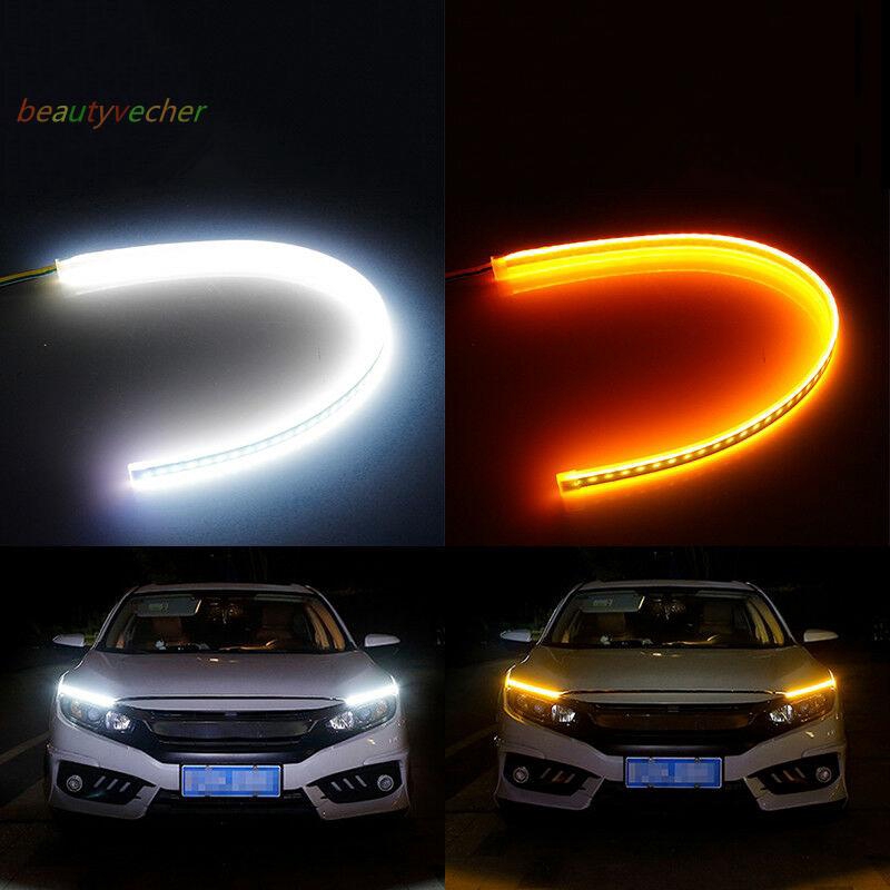 Bộ 2 đèn led xi nhan thay thế 60cm DC 12V không thấm nước dành cho xe hơi | BigBuy360 - bigbuy360.vn