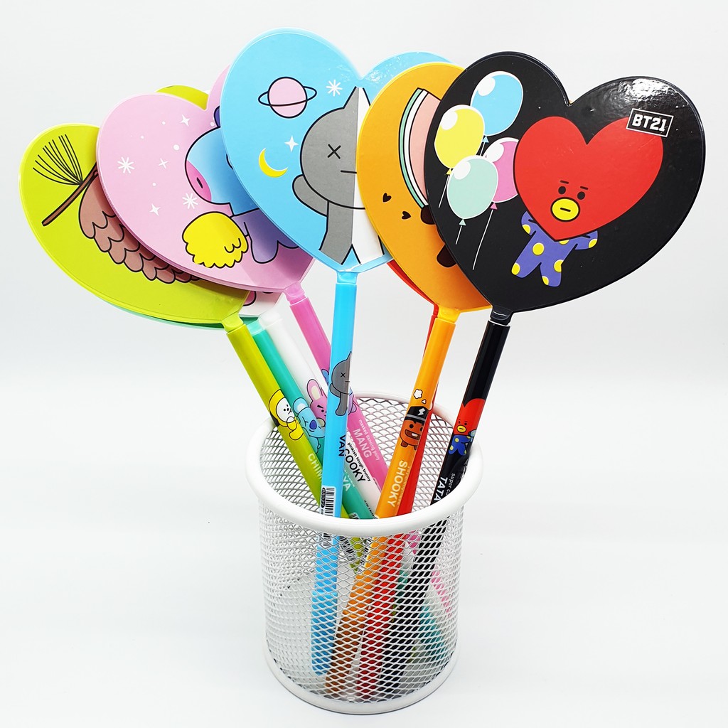 Bút Gel Hình Bt21 Bts Fan Fan